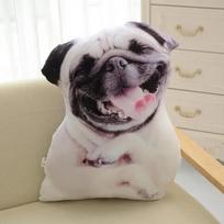 50cm Mielas Imitacinis Šuo Pliušinis Žaislas 3D Spausdinimas Iškamša Gyvūnas Šuo Pliušinė Pagalvė Iškamša Animacinis Pagalvėlė Vaikų Lėlė Namų Dekoras Dovana