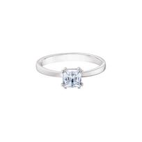Swarovski Attract elegant and luxurious metal ring for women, white gold plated 5402444+5402435+5372880 auksas