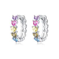 Barbie earrings [Original design] Love color, temperament and high-end sense, first ins style love confession exquisite gift box, S925 ZJYES-YS-101 sidabras