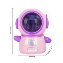 Dual power supply Astronaut Automatic Pencil Sharpener  Students Stationery rožinė