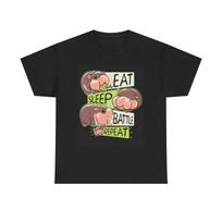 Men's and Women's T-shirts Hungry Hungry Hippos Graphic M