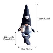 Sunflowers Gnome Bee Elf Plush Doll Faceless Nisse Swedish Dwarf Tomte Decorations Ornaments for Home Garden Decoration