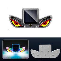 Anti-collision Car Ambient Light Solar Powered Vehicle Signal Lights  Rear Windshield Yellow Eye
