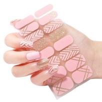 Women Nail Stickers Semi Cured Gel Beauty Accessory Girls Gifts Makeup Tools Style A