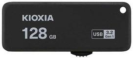 Kioxia USB flash disk, USB 3.0, 128GB, Yamabiko U365, Yamabiko U365, juoda, LU365K128GG4