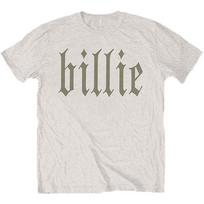 Men's Billie Eilish Billie 5 (Back Print) Slim Fit T-shirt Medium Natural 4XL