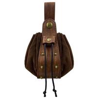 Vikingų Viduramžių Monetinė Piniginė Senovinė Pakabinama Ant Diržo Juosmens Krepšys Fanny Pack Raišteliu Užtraukiama Piniginė ruda