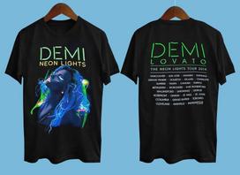 2014 DEMI LOVATO Neon Lights Tour 2014 USA Tour All Size S -4XL Shirt 4XL