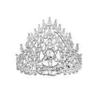 Shiny Thai Crown Rhinestone Princess Hair Comb Rhinestone Crown  the Water-Sprinkling Festival