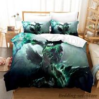 Cool Game Dota 2 Bedding Set Single Twin Full Queen King Size Bed Set Adult Kid Bedroom Duvetcover Sets Anime parure de lit Bed 70x133cm 2pcs