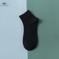 Medvilninės kojinės Mada Kasdieninės Kvėpuojančios Pavasaris Vasara Baltos Ilgos Neutralios Kojinės One size juoda