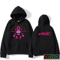Gorillaz Cracker Island Print Women Mens Hoodie Set Harajuku Hooded Sweatshirts Streetwear Y2K Street Fashion Pullover Clothing S
