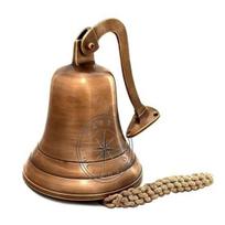 Antikvariniai žalvariniai sieniniai laivai Kabantys laivai Bell Nautical Home Decor Door Bell