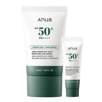 ANUA Heartleaf Silky Moisture Sunscreen SPF50+ PA++++ Special Set (50ml + 10ml Gift) 1