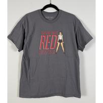Taylor Swift Red Taylor's Version Graphic T-Shirt Gray Large Official Merch L