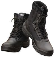 Mil-Tec Juodas Tactical Boots with YKK Zipper – taktiniai batai su šoniniu užtrauktuku