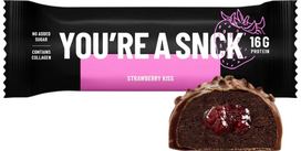 Baltyminis batonėlis su kolagenu SNCK Strawberry Kiss, 55 g