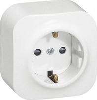 German std socket 2P+E Forix - surface mounting - IP 2X - 16 A - 250 V - white 782411 | 3245067824115