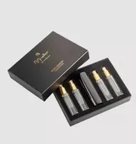M. Micallef M.Micallef Travel Atomizer Collection EDP rinkinys vyrams (EDP Gntonic 10 ml + EDP Royal Vintage 10 ml + EDP Redcolorado 10 ml + EXP Desirtoxic L'intense 10 ml + Perfume Case)