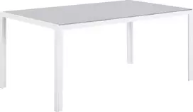 Shumee Beliani Sodo Stalas CATANIA 160 cm 91 cm Stiklinis rutulys