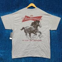 Budweiser “King of Beers Clydesdale Horse” Graphic Enzyme Washed Premium T-Shirt XL