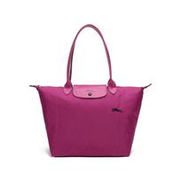 LONGCHAMP Le Pliage Club Nailono Audinio Crossbody Rankinė ant peties Maža Moteriška Fuksijos One Size purpurinė