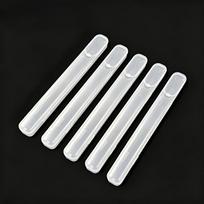 5pcs Plastic Storage Box, Suitable for Eye Shadow Brush, Chopsticks and Straw Based Makeup Tool Storage Box