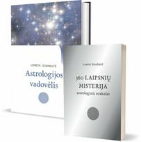 KNYGŲ RINKINYS. Astrologijos vadovėlis + Astrologinis orakulas - Loreta Stonkutė