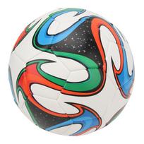 Soccer Ball Size 5 Hight Elasticity Soft Waterproof PU Leather Football for Adults Students Training Match White balta