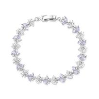 Barbie Bracelet Full of zirconium wisteria flowers, niche, exquisite and sweet, nine purple lihuo, fashionable splicing design for money T-Ba251107 auksas