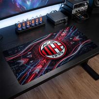 AC Milan Printed Large Mouse Pad, Non Slip Soft Rubber Gaming Desk Mat for Office Laptop Computer Decor 30cmx60cm（11.8x23.6inch）