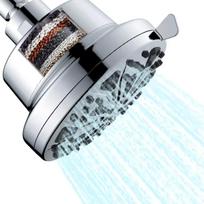 HONGDEC New Style Shower Head Filter 2 in 1 Filter Shower Head 8 Spray Modes Shower Head (as the picture,ABS Plastic)