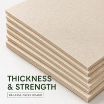 Food Grade Biodegradable Sugarcane Bagasse Paper Roll Custom Wrapping Paper Gift Food Cosmetic Packaging OEM Paper A4&230gsm