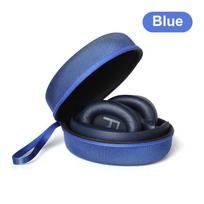 Portable Hard EVA Storage Bag For QCY H3/H4/Edifier/ WH-1000XM5 Headphone Case Travel Carrying Bag Headphone Storage Box mėlyna