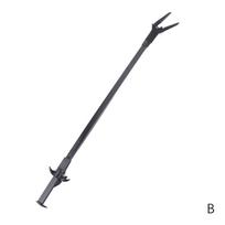 Vandens augalų sodinimo žnyplės Ilgas spaustukas Vandens tweezers Akvariumo valymo įrankis Vandens augalų žuvų bakas Tiesios tweezers spaustukas black