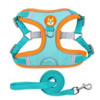 Pet chest strap vest type puppy chest back small dog teddy bichon dog leash dog leash (as the picture,S)