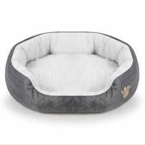 50 *40cm Soft Fleece Cat House Winter Dog Bed Puppy Mat Warm Pet Bed P For Small Pet pilka