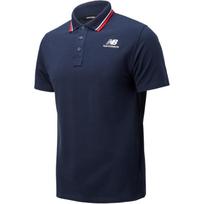 New Balance Polo marškinėliai vyriški Jūros mėlynumo Vidutinio dydžio MT01983-ECL M black