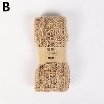 DIY Craft Wedding Decoration Rustic Wrap Natural Burlap Hessian Jute Hemp Rope String Gift Packing B-4CMx2M