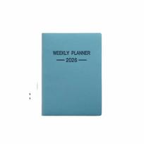 Portable A7 To Do Planner Softside Journal Notebook Schedule Writing Pads 2026 Agenda Book  Student mėlyna
