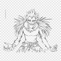 Death Note spalvinimo puslapiai Ryuk Light Yagami Lygintuvai ant drabužių lopai ant drabužių „pasidaryk pats“ marškinėliai, šilumos perdavimo lipdukai