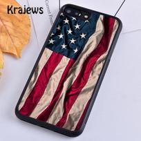 Krajews Amerikos vėliavos minkštas telefono dėklas, dangtelis iPhone 14 5 SE 6s 7 8 plius X XR XS 11 12 13 pro max Samsung Galaxy S21 S22 ultra iPhone 14 gray