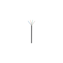 Goobay Outdoor Network Cable | CAT 6 U/UTP | AWG 24/1 | Cable length: 100 m | Black