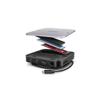 AXAGON USB-C 10Gbps UFO 9in1 Hub | HMC-UFO