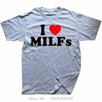 Funny Oversized T-shirt MILF Hunter Men Clothing I Love Felines Cotton Tshirt Fun El Gato Sad Crying Cat Pattern Fitness T Shirt S