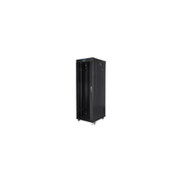 Lanberg | Rack cabinet 19" free-standing 37U/800x1000 (flat pack) with glass door, LCD | FF01-8037-12BL | Black
