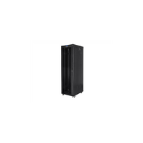 Lanberg | Rack cabinet 19" free-standing 42U/600x1000 (flat pack) with glass door lCD V2 | FF01-6042-12BL | Black