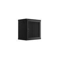 Lanberg | Rack cabinet 19" wall-mount 12U/600x450 with perforated door (flat pack) | WF01-6412-23B | Black