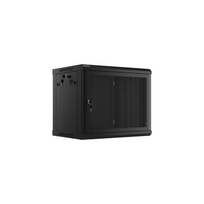 Lanberg | Rack cabinet 19" wall-mount 9U/600x450 with perforated door (flat pack) | WF01-6409-23B | Black