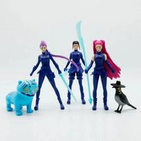 Kpop Demon Hunters Figure Cartoon Hunters Tiger Rumi/Mira/Zoey Action Figure PVC Desktop Decoration Model Doll Toy Kids Gift